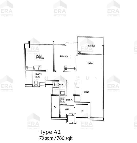Parc Vera, 10 Hougang Street 32, Hougang / Punggol / Sengkang, 2 Bedrooms, 786 sqft, Condominium For Sale, by Chen Cun You, 500247917 - PropertyGuru.com.sg