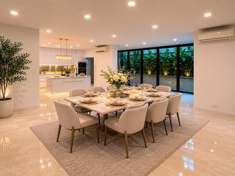 Exclusive! Ford Avenue Good Class Bungalow (GCB) For Rent!, Ford Avenue, Tanglin / Holland / Bukit Timah, 5 Bedrooms, 8,500 sqft, Good Class Bungalow For Rent, by VINCENT LYE, 500247972 - Dining Room - PropertyGuru.com.sg