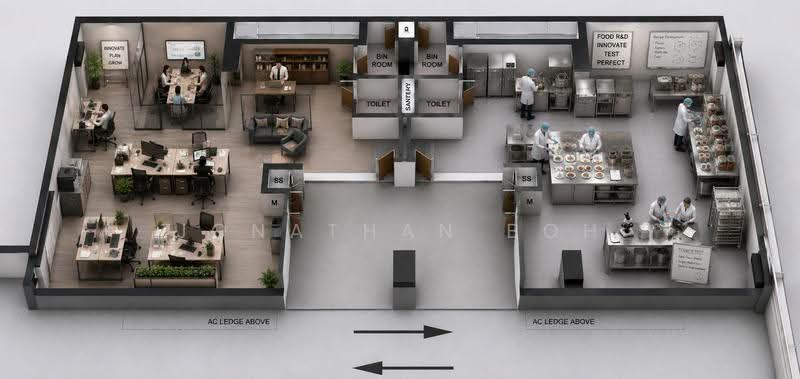 Harrison Food Building, 7 Harrison Road, Macpherson / Potong Pasir, 3,541 sqft, Light Industrial (B1) For Rent, by Jonathan Boh, 500248070 - Interior - CommercialGuru.com.sg