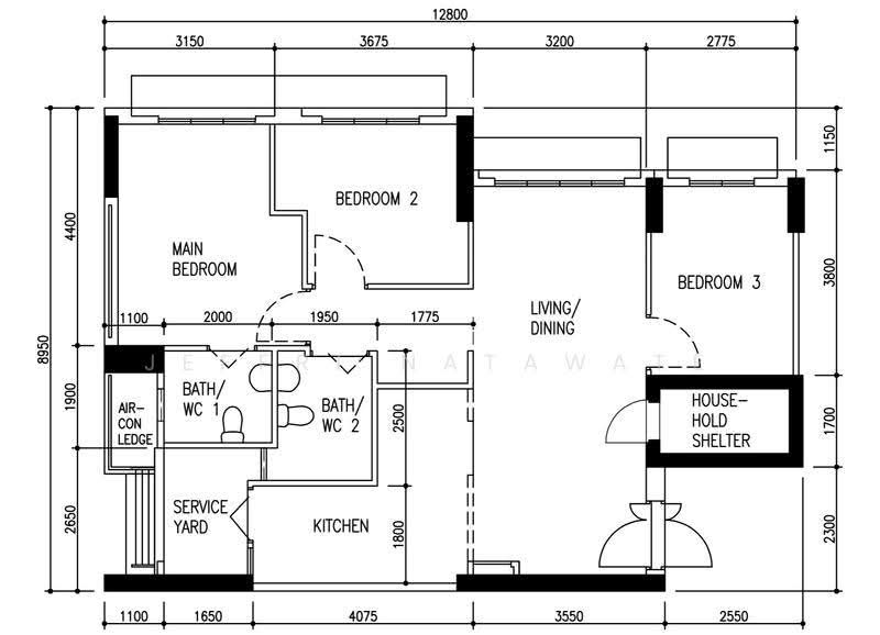 415C Northshore Drive, 415C Northshore Drive, Hougang / Punggol / Sengkang, 3 Bedrooms, 1,012 sqft, HDB Flat For Sale, by Jeffri Natawate, 500248213 - PropertyGuru.com.sg