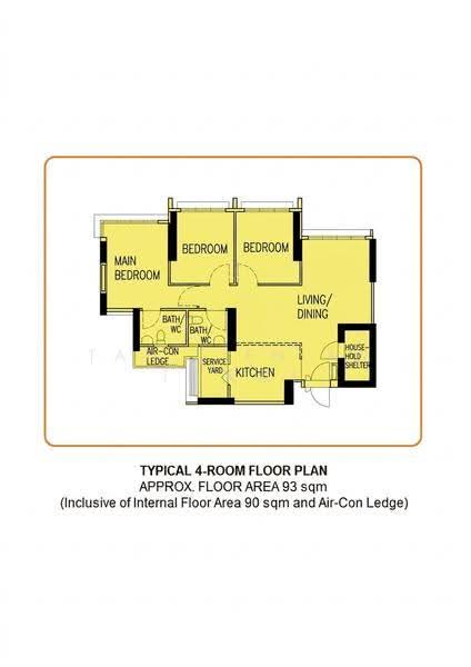 455A Teck Ghee Parkview, 455A Ang Mo Kio Street 44, Ang Mo Kio / Bishan / Thomson, 2 Bedrooms, 1,001 sqft, HDB Flat For Rent, by Tan Tien An (陈天安), 500248217 - PropertyGuru.com.sg