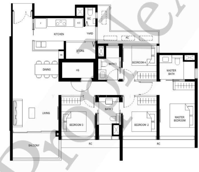 Lentor Hills Residences, Lentor Hills Road (Parcel A), Ang Mo Kio, Mandai / Upper Thomson, 4 Bedrooms, 1,356 sqft, Apartment For Sale, by Yong Yi Xin, 500248248 - PropertyGuru.com.sg