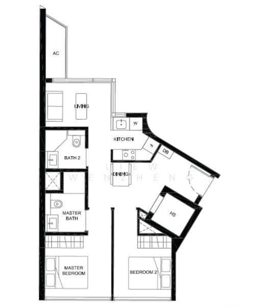 Duet @ Emily, 2 Mount Emily Road, Orchard / River Valley, 2 Bedrooms, 678 sqft, Apartment For Sale, by Liew Wenzheng, 500248249 - PropertyGuru.com.sg