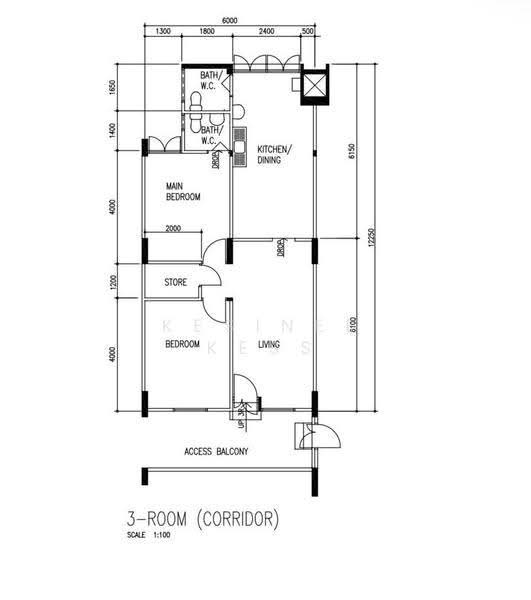 310 Clementi Avenue 4, 310 Clementi Avenue 4, Buona Vista / West Coast / Clementi New Town, 2 Bedrooms, 721 sqft, HDB Flat For Sale, by Kesinee Kess, 500248447 - PropertyGuru.com.sg