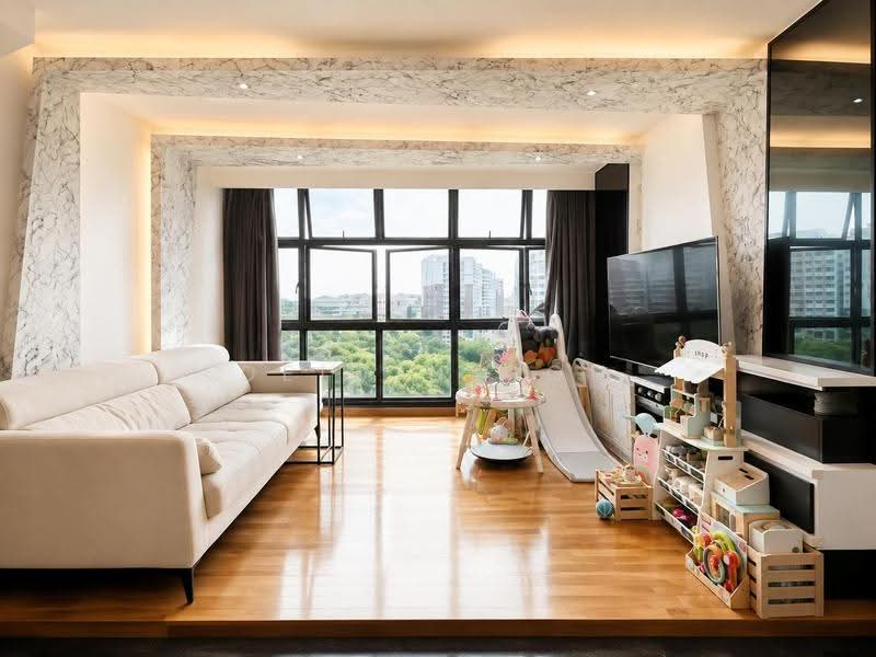 157B Rivervale Crescent, 157B Rivervale Crescent, Hougang / Punggol / Sengkang, 3 Bedrooms, 1,184 sqft, HDB Flat For Sale, by Delvin Goh, 500248457 - Living Room - PropertyGuru.com.sg