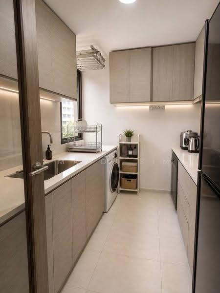 Bellewoods, 100 Woodlands Avenue 5, Admiralty / Woodlands, 3 Bedrooms, 986 sqft, Condominium For Sale, by Amanda Sim, 500248468 - Kitchen - PropertyGuru.com.sg