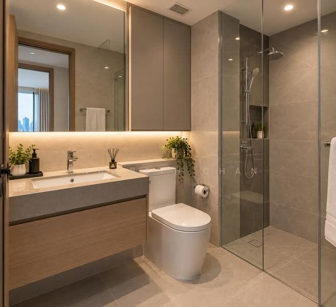 One Pearl Bank, 1 Pearl Bank, Alexandra / Commonwealth, 2 Bedrooms, 700 sqft, Condominium For Sale, by Annabeth Chan, 500248470 - Bathroom - PropertyGuru.com.sg