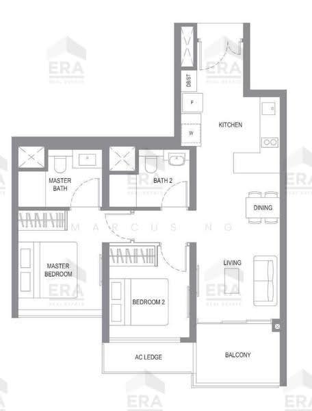 Twin VEW, 91 West Coast Vale, Buona Vista / West Coast / Clementi New Town, 2 Bedrooms, 732 sqft, Condominium For Sale, by Marcus Ng, 500248473 - PropertyGuru.com.sg