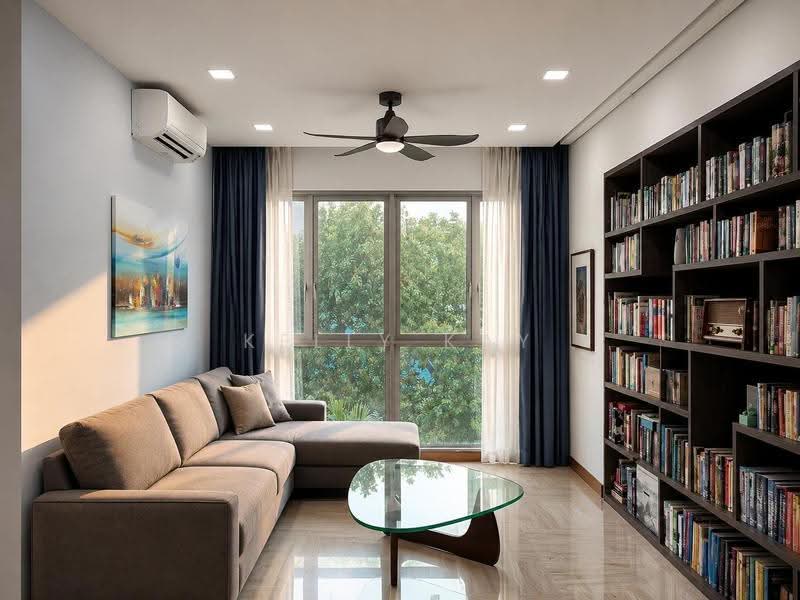 Rafflesia Condo, 33 Bishan Street 21, Ang Mo Kio / Bishan / Thomson, 2 Bedrooms, 915 sqft, Condominium For Sale, by Kelly Kay, 500248476 - Living Room - PropertyGuru.com.sg