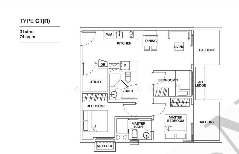Floraville, 2 Cactus Road, Seletar / Yio Chu Kang, 3 Bedrooms, 797 sqft, Apartment For Sale, by Louis Yong, 500248516 - PropertyGuru.com.sg