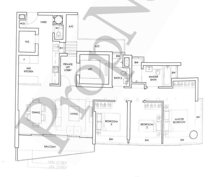 Soleil @ Sinaran, 6 Sinaran Drive, Newton / Novena, 3 Bedrooms, 1,453 sqft, Condominium For Rent, by Ingrid Suwandi, 500248525 - PropertyGuru.com.sg