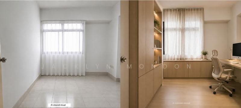 Rare 1,453 Sqft Corner EA | 3 Bedrooms + Study, Balcony & Yard, Jalan Boon Lay, 4 Bedrooms, 1,453 sqft, HDB Flat For Sale, by Jacklyn Mondon, 500248556 - Study - PropertyGuru.com.sg