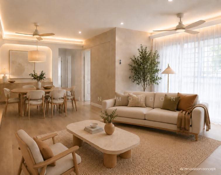 Rare 1,453 Sqft Corner EA | 3 Bedrooms + Study, Balcony & Yard, Jalan Boon Lay, 4 Bedrooms, 1,453 sqft, HDB Flat For Sale, by Jacklyn Mondon, 500248556 - Living Room - PropertyGuru.com.sg