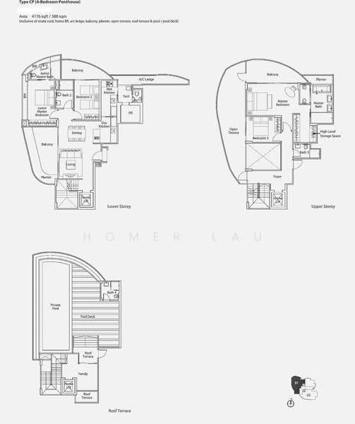 City view Penthouse unit @ Novena, Newton / Novena, 4 Bedrooms, 4,176 sqft, Condominium For Sale, by Homer Lau, 500248623 - PropertyGuru.com.sg