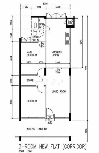180 Ang Mo Kio Avenue 5, 180 Ang Mo Kio Avenue 5, Ang Mo Kio / Bishan / Thomson, 2 Bedrooms, 732 sqft, HDB Flat For Sale, by Elson Wang, 500248625 - PropertyGuru.com.sg