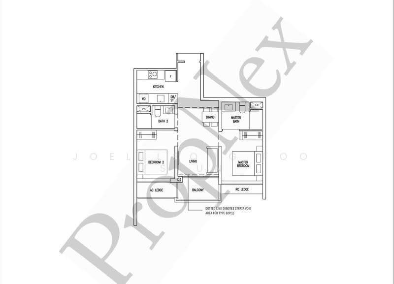 The Botany at Dairy Farm, 3 Dairy Farm Walk, Dairy Farm / Bukit Panjang / Choa Chu Kang, 2 Bedrooms, 829 sqft, Condominium For Rent, by Joel Leong Foo Shun, 500248627 - PropertyGuru.com.sg