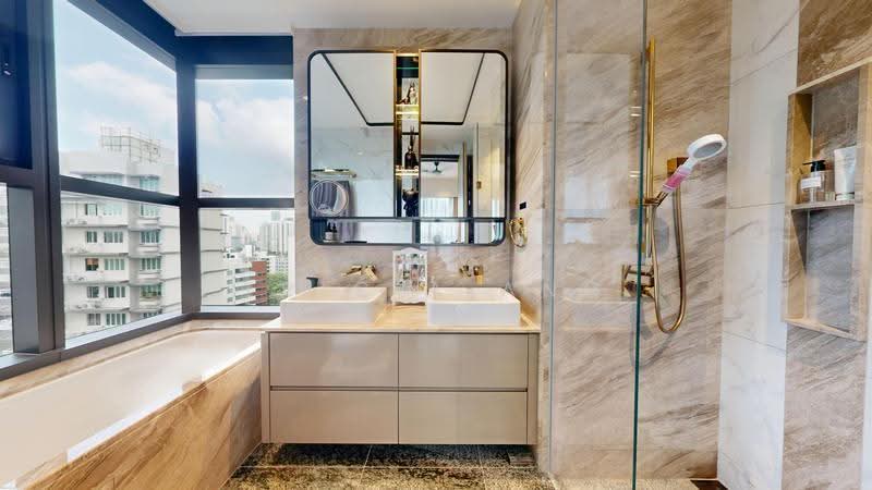 Perfect Ten, 323 Bukit Timah Road, Tanglin / Holland / Bukit Timah, 3 Bedrooms, 1,281 sqft, Condominium For Sale, by Tricia Ang, 500248673 - Bathroom - PropertyGuru.com.sg