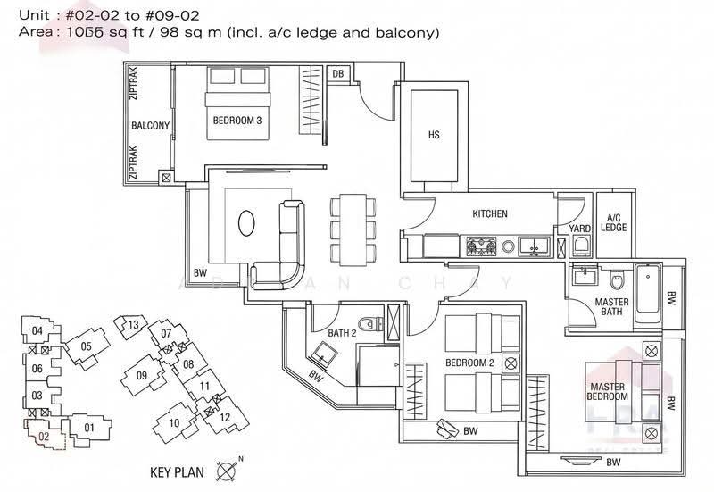 3 Bdrm in Central, within 1km of River Valley Pri Sch., Kim Yan, Martin, River Valley, Orchard / River Valley, 3 Bedrooms, 1,055 sqft, Apartment For Sale, by Adrian Chay, 500248835 - PropertyGuru.com.sg