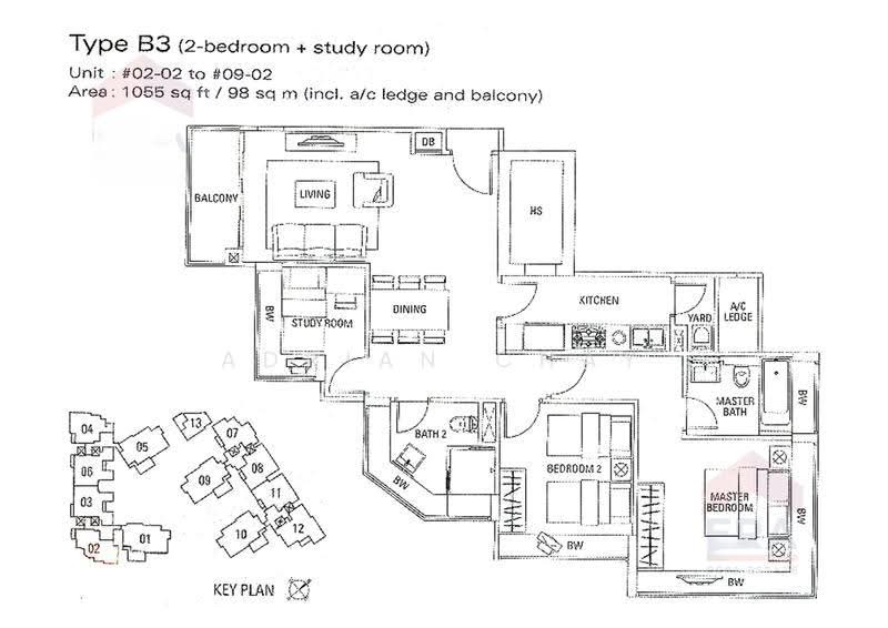 3 Bdrm in Central, within 1km of River Valley Pri Sch., Kim Yan, Martin, River Valley, Orchard / River Valley, 3 Bedrooms, 1,055 sqft, Apartment For Sale, by Adrian Chay, 500248835 - PropertyGuru.com.sg