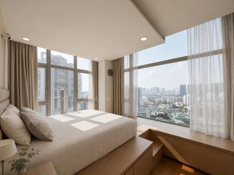 The Vision, 73 West Coast Crescent, Buona Vista / West Coast / Clementi New Town, 2 Bedrooms, 904 sqft, Condominium For Sale, by Deborah Lu 陆滢滢, 500248920 - Master Bed - PropertyGuru.com.sg