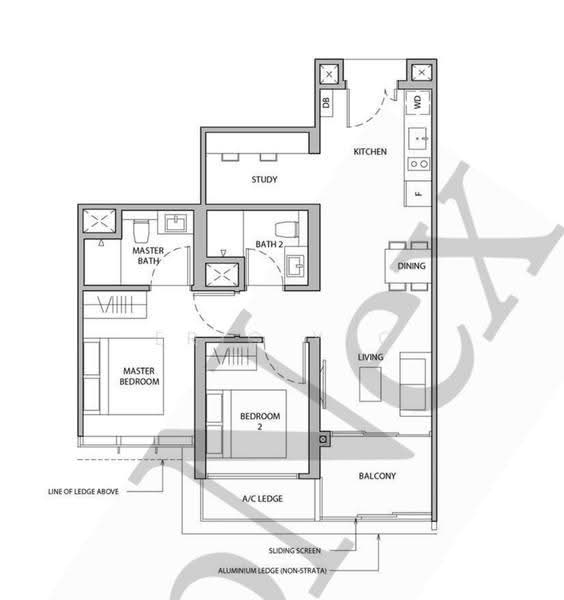 Dairy Farm Residences, 8 Dairy Farm Lane, Dairy Farm / Bukit Panjang / Choa Chu Kang, 2 Bedrooms, 764 sqft, Condominium For Sale, by Eric Yeo, 500248964 - PropertyGuru.com.sg