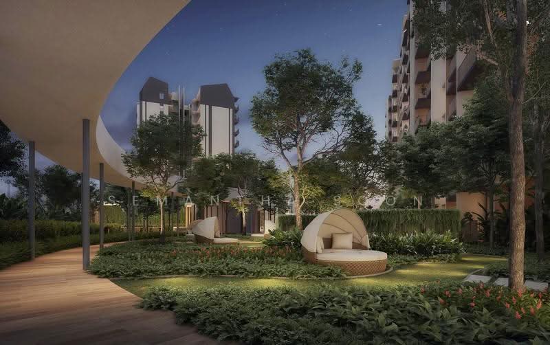 4-Min to Wdlands South MRT | TOPed | Newest Condo in Wdlands, Admiralty / Woodlands, 4 Bedrooms, 1,313 sqft, Condominium For Sale, by Semantha Soon, 500248969 - Garden - PropertyGuru.com.sg