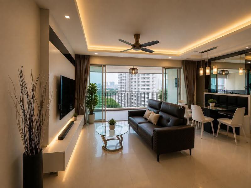 588A Ang Mo Kio Street 52, 588A Ang Mo Kio Street 52, Ang Mo Kio / Bishan / Thomson, 3 Bedrooms, 1,206 sqft, HDB Flat For Rent, by Steven Joe Tan, 500249009 - Living Room - PropertyGuru.com.sg