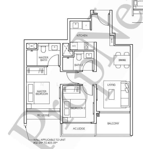 AMO Residence, 21 Ang Mo Kio Rise, Ang Mo Kio / Bishan / Thomson, 2 Bedrooms, 743 sqft, Condominium For Sale, by Lin LuoChen, 500249015 - PropertyGuru.com.sg