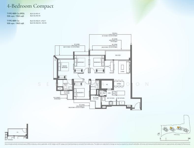 Lowest Entry Price New 4BR | Only $19XXpsf, Sembawang / Yishun, 4 Bedrooms, 1,163 sqft, Condominium For Sale, by Semantha Soon, 500249029 - PropertyGuru.com.sg