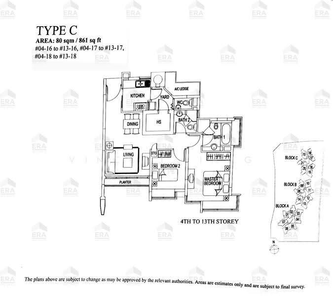 Tanamera Crest, 10 Pari Dedap Walk, Bedok / Upper East Coast, 2 Bedrooms, 861 sqft, Condominium For Sale, by Vincent Jiang 蒋纯, 500249033 - PropertyGuru.com.sg