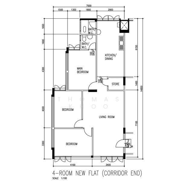 512 Ang Mo Kio Avenue 8, 512 Ang Mo Kio Avenue 8, Ang Mo Kio / Bishan / Thomson, 3 Bedrooms, 1,001 sqft, HDB Flat For Sale, by Thomas Khoo, 500249047 - PropertyGuru.com.sg