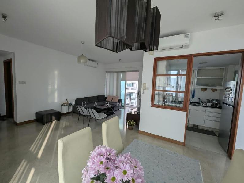Cote D'Azur, 60 Marine Parade Road, East Coast / Marine Parade, 2 Bedrooms, 1,109 sqft, Condominium For Rent, by Joanne Ng, 500249076 - Living Room - PropertyGuru.com.sg
