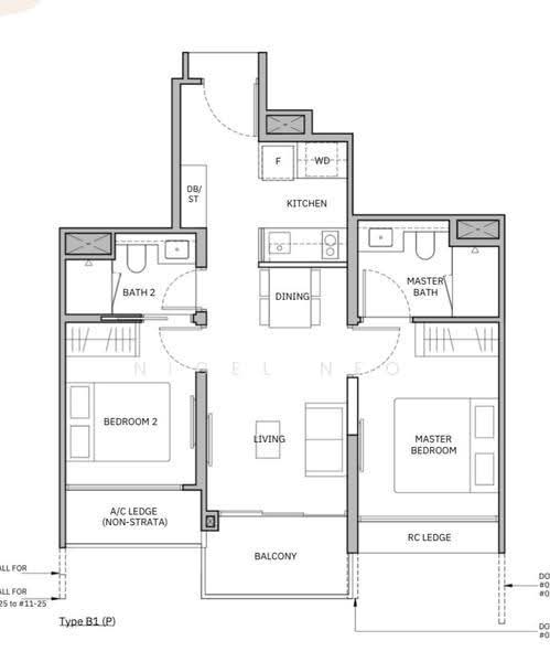 Norwood Grand, Admiralty / Woodlands, 2 Bedrooms, 624 sqft, Condominium For Rent, by Nigel Neo, 500249101 - PropertyGuru.com.sg