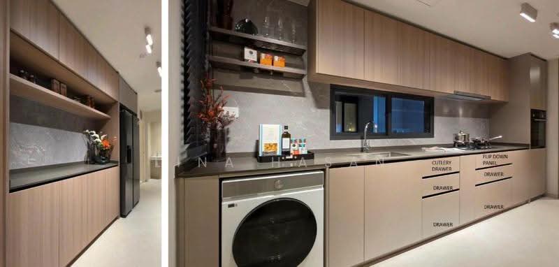 Lucerne Grand, Lakeside Drive, Boon Lay / Jurong / Tuas, 4 Bedrooms, 1,432 sqft, Condominium For Sale, by Lina Hasan, 500249114 - Kitchen - PropertyGuru.com.sg