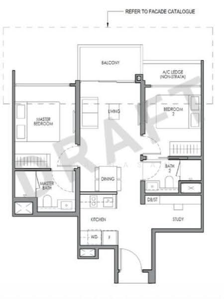 Lucerne Grand, Lakeside Drive, Boon Lay / Jurong / Tuas, 2 Bedrooms, 667 sqft, Condominium For Sale, by Lina Hasan, 500249132 - PropertyGuru.com.sg