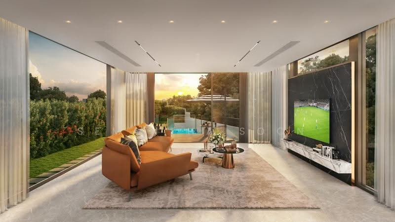 FH Brand New 2 Sty + Basement 6BR Bungalow | TOP 2027, Changi Airport / Changi Village, 6 Bedrooms, 6,598 sqft, Bungalow House For Sale, by Semantha Soon, 500249174 - Living Room - PropertyGuru.com.sg