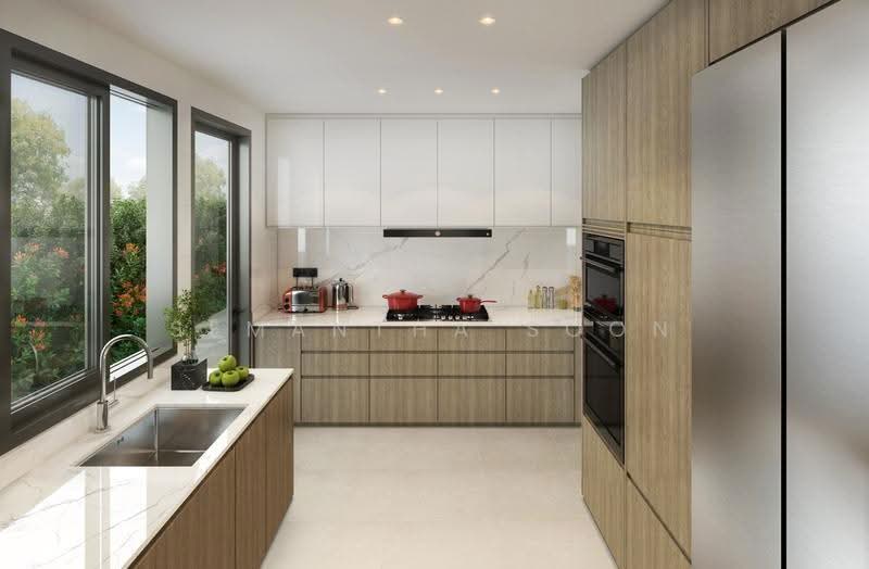 FH Brand New 2 Sty + Basement 6BR Bungalow | TOP 2027, Changi Airport / Changi Village, 6 Bedrooms, 6,598 sqft, Bungalow House For Sale, by Semantha Soon, 500249174 - Kitchen - PropertyGuru.com.sg