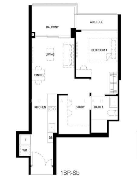 Normanton Park, 53 Normanton Park, Buona Vista / West Coast / Clementi New Town, 1 Bedroom, 581 sqft, Condominium For Rent, by Julian Lah, 500249208 - PropertyGuru.com.sg