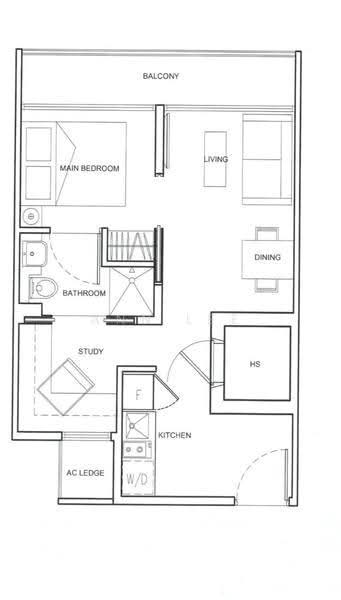 Ness, 38 Lorong 32 Geylang, Eunos / Geylang / Paya Lebar, 2 Bedrooms, 441 sqft, Condominium For Sale, by Ann Lee, 500249212 - PropertyGuru.com.sg