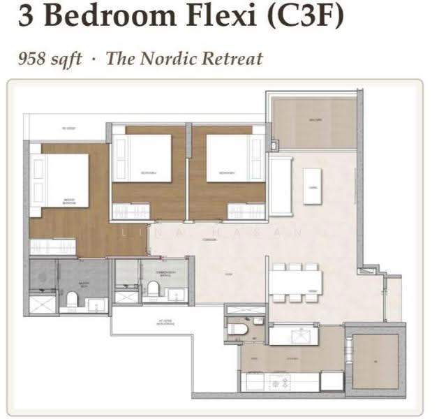 Amberwood, Tanglin / Holland / Bukit Timah, 3 Bedrooms, 958 sqft, Condominium For Sale, by Lina Hasan, 500249227 - PropertyGuru.com.sg