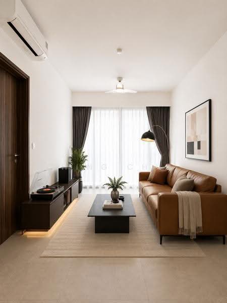 Lentor Modern, 3 Lentor Central, Mandai / Upper Thomson, 1 Bedroom, 527 sqft, Condominium For Sale, by Ching Chia, 500249273 - Living Room - PropertyGuru.com.sg