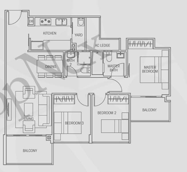Vacanza @ East, 36 Lengkong Tujoh, Eunos / Geylang / Paya Lebar, 3 Bedrooms, 1,023 sqft, Condominium For Rent, by Janlex Tan, 500249297 - PropertyGuru.com.sg