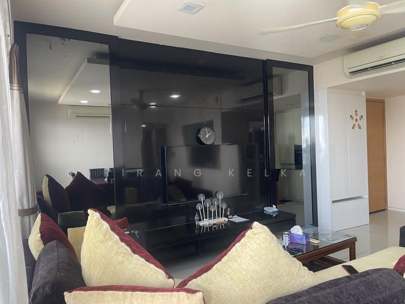 The Rainforest, 341 Choa Chu Kang Avenue 3, Dairy Farm / Bukit Panjang / Choa Chu Kang, 3 Bedrooms, 1,130 sqft, Executive Condominium For Rent, by Shrirang Kelkar, 500249356 - Living Room TV concole - PropertyGuru.com.sg