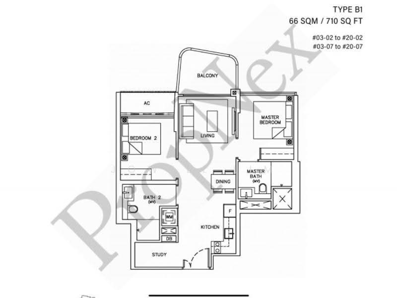 Coastline Residences, 7 Amber Road, East Coast / Marine Parade, 2 Bedrooms, 710 sqft, Condominium For Sale, by Jowell Lim, 500249380 - PropertyGuru.com.sg