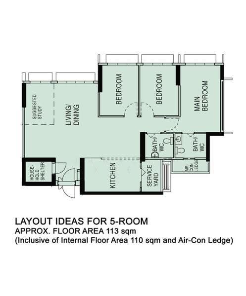 110B Bidadari Park Drive, 110B Bidadari Park Drive, Balestier / Toa Payoh, 3 Bedrooms, 1,216 sqft, HDB Flat For Sale, by Jarrett Kwek, 500249413 - PropertyGuru.com.sg