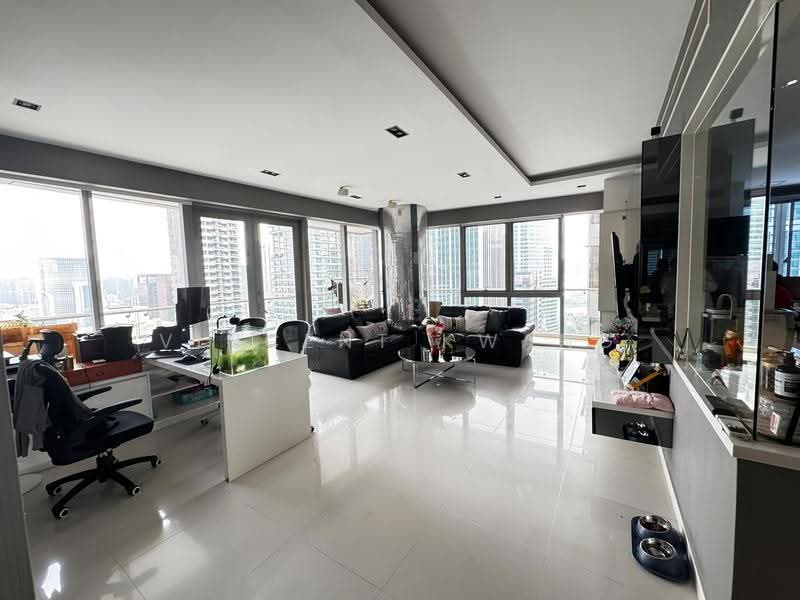 One Shenton, 1 Shenton Way, Boat Quay / Raffles Place / Marina, 3 Bedrooms, 1,604 sqft, Condominium For Sale, by Vincent Kwang, 500249499 - Living Room - PropertyGuru.com.sg