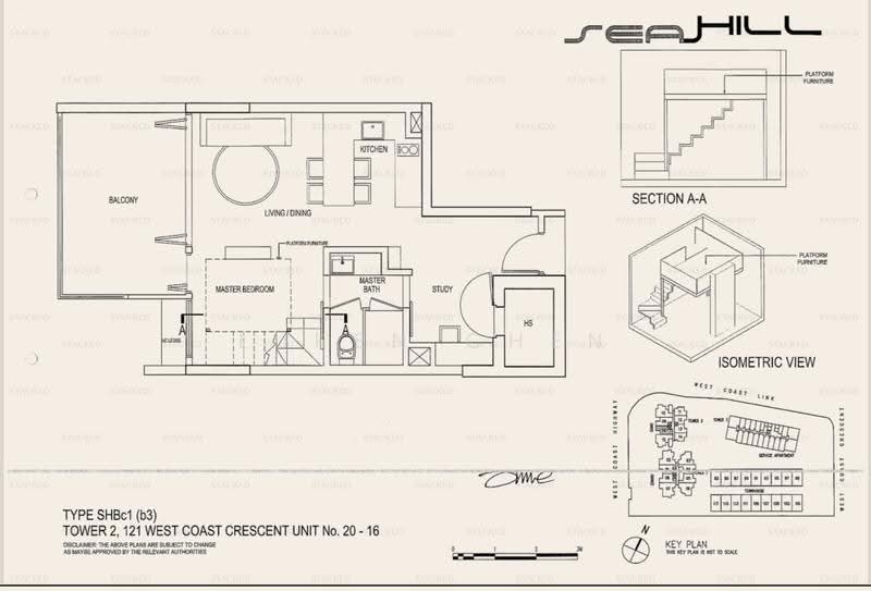 Seahill, 121 West Coast Crescent, Buona Vista / West Coast / Clementi New Town, 1 Bedroom, 646 sqft, Condominium For Rent, by Luken Chen, 500249523 - PropertyGuru.com.sg
