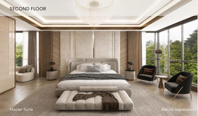 Semi-Detached @ Greenleaf Rise • Rare Attributes • Lift & Pool ★Eminence Landed★, Greenleaf Rise, Ming Teck Park, Holland Road, Tanglin / Holland / Bukit Timah, 8 Bedrooms, 9,486 sqft, Semi-Detached House For Sale, by Clarry Au, 500249650 - Master Bedroom - PropertyGuru.com.sg