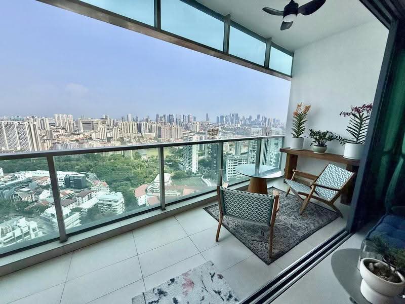 Soleil @ Sinaran, 6 Sinaran Drive, Newton / Novena, 4 Bedrooms, 1,722 sqft, Condominium For Rent, by Jody Tan, 500249683 - Balcony - PropertyGuru.com.sg