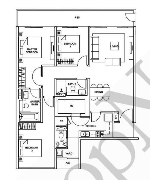 Wilkie Studio, 86 Wilkie Road, Orchard / River Valley, 3 Bedrooms, 1,367 sqft, Condominium For Sale, by Kelly Lin, 500249744 - PropertyGuru.com.sg